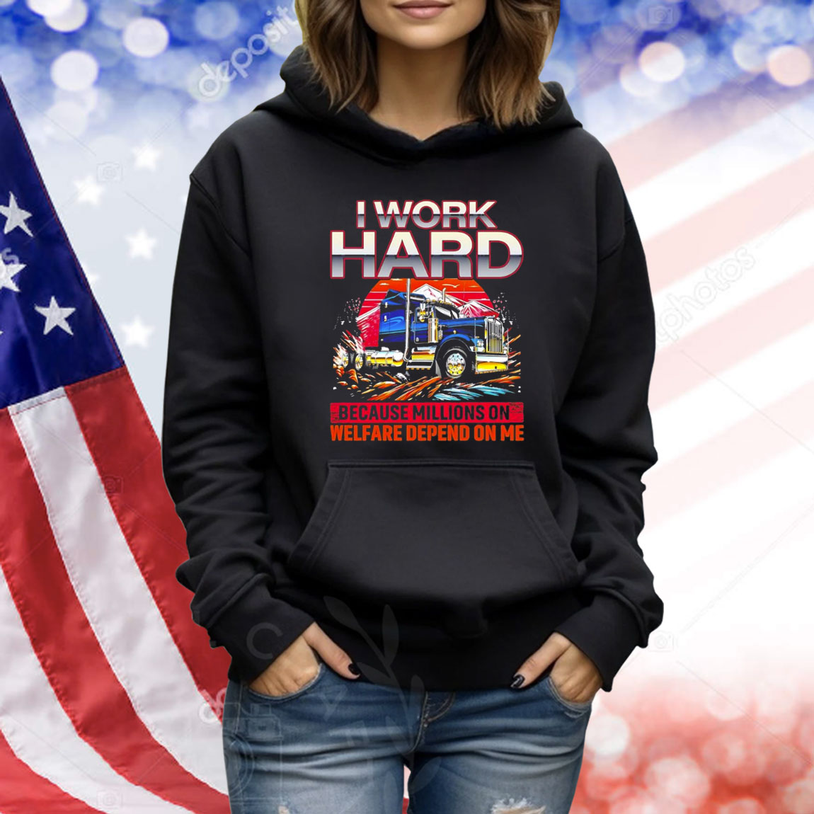 I work hard because millions on welfare depend on me Shirt