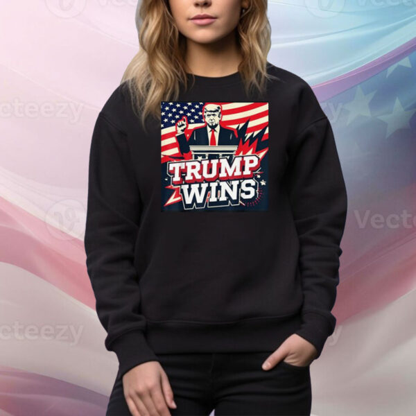 Inauguration Day 2025 Trump Wins 45 47 Tee Shirt