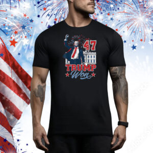 Inauguration Day 2025 Trump Wins Again America Wins Tee Shirt