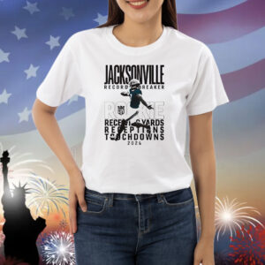 Jacksonville record yards receptions touchdowns Brian Thomas JR Shirt