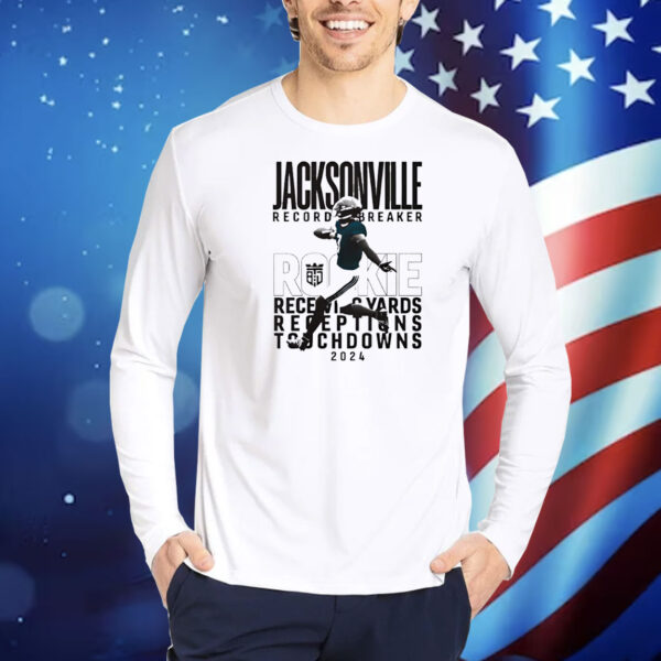 Jacksonville record yards receptions touchdowns Brian Thomas JR Shirt