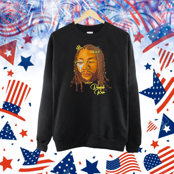 Joakim Noah wearing Goat Derrick Rose Shirt