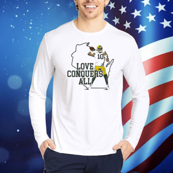 Jordan Love Green Bay Packers Conquers All Shirt