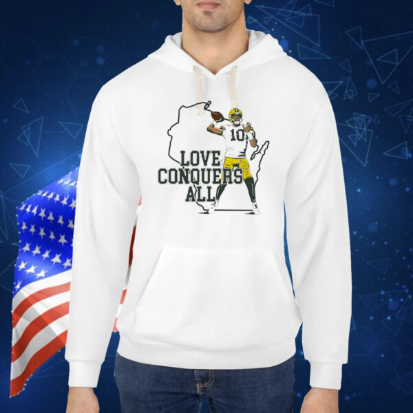 Jordan Love Green Bay Packers Conquers All Shirt