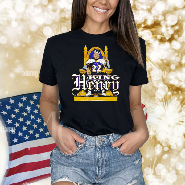 King Henry Throne Derrick Henry Baltimore Ravens Shirt