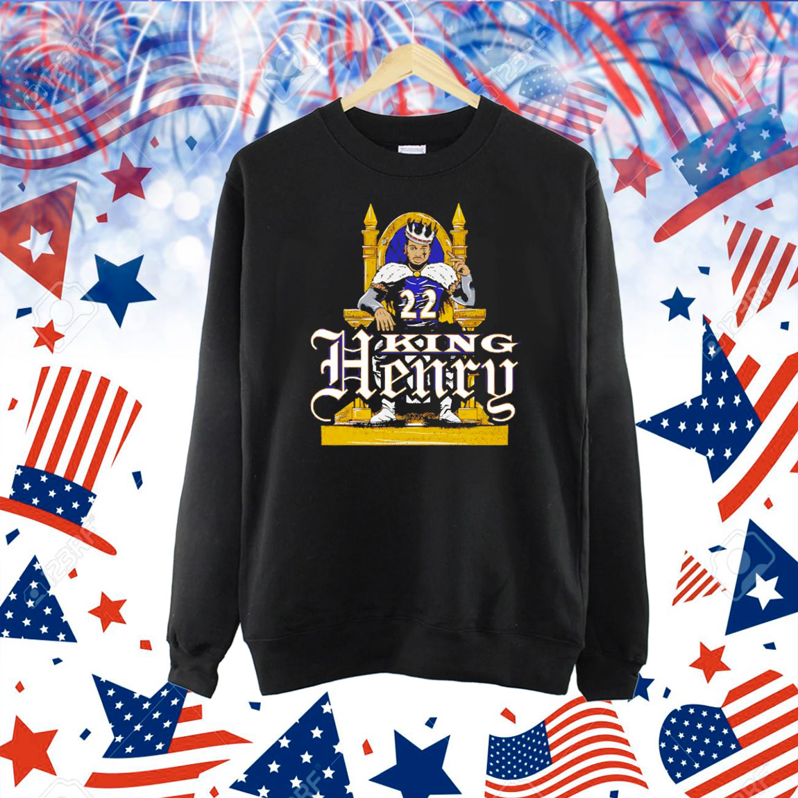 King Henry Throne Derrick Henry Baltimore Ravens Shirt