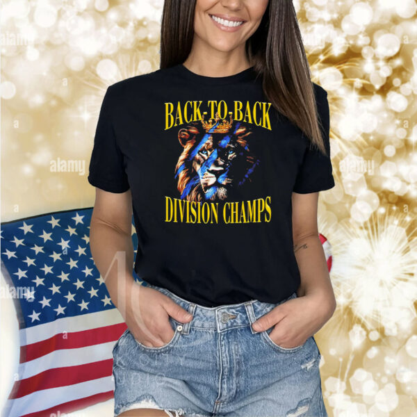 Lions back to back division champs Shirt