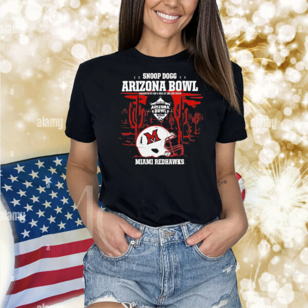 Miami Redhawks 2024 Snoop Dogg Arizona Bowl Helmet Shirt