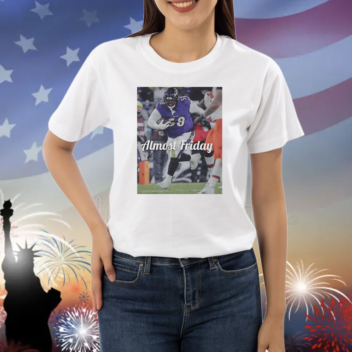 Michael Pierce Almost Friday Big Fella Prick Baltimore Ravens Shirt