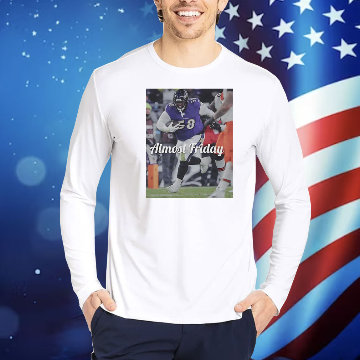 Michael Pierce Almost Friday Big Fella Prick Baltimore Ravens Shirt