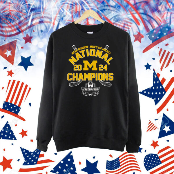 Michigan Wolverines 2024 Ncaa DI Men’s Ice Hockey National Champions Shirt