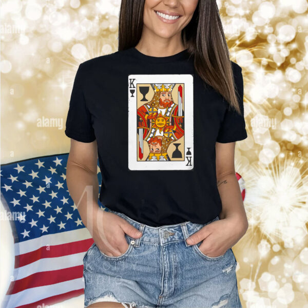 Monty Python and the Holy Grail King of Grails playing card Shirt
