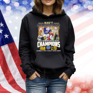 Navy Shipmen 2024 Armed Force Bowl Champion Celebrating mascot Shirt