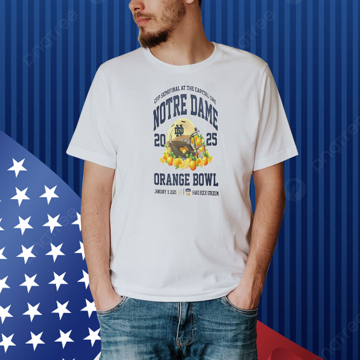 Notre Dame Fighting Irish Orange Bowl January 9 2025 Shirt