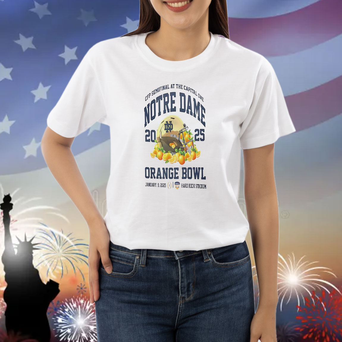 Notre Dame Fighting Irish Orange Bowl January 9 2025 Shirt