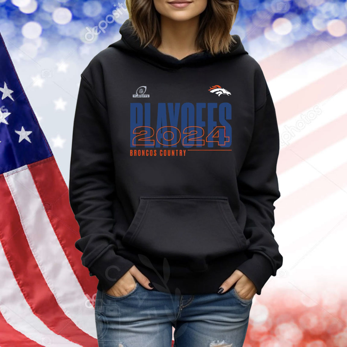 Official 2024 Denver Broncos Vs Kansas City Chiefs NFL Playoffs Broncos Country Shirt