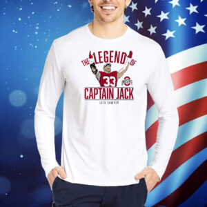 Official Ohio State Buckeyes Football The Legend Of Captain Jack Sawyer NCAA Shirt