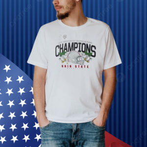 Official Ohio State Buckeyes NCAA 2025 Goodyear Cotton Bowl Classic Champions Playoff Semifinal Helmet Shirt