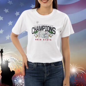 Official Ohio State Buckeyes NCAA 2025 Goodyear Cotton Bowl Classic Champions Playoff Semifinal Helmet Shirt