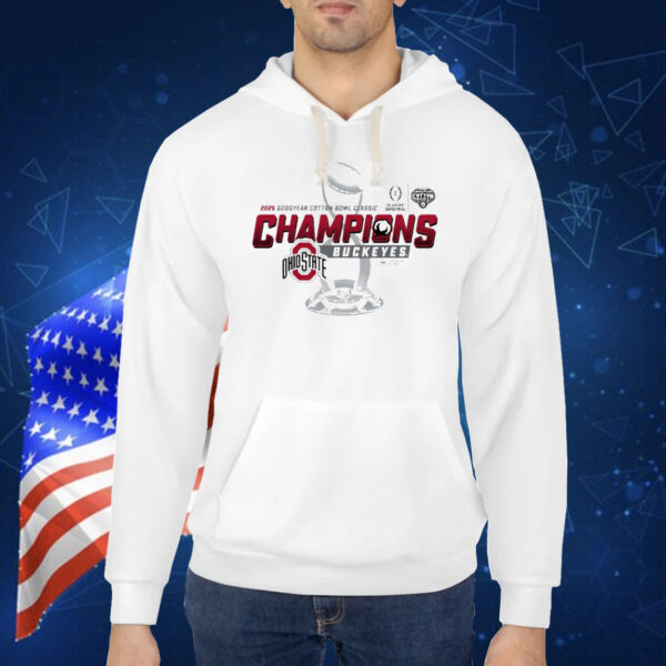 Official Ohio State Buckeyes NCAA 2025 Goodyear Cotton Bowl Classic Champions Playoff Semifinal Shirt