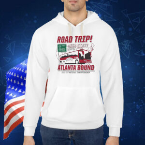 Official Ohio State Buckeyes NCAA College Football Playoff National Championship 2025 Atlanta Bound Retro Road Trip Shirt