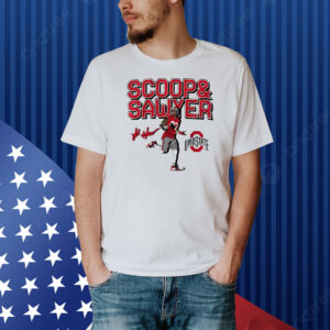 Official Ohio State Buckeyes NCAA Jack Sawyer Scoop And Score Signature Shirt