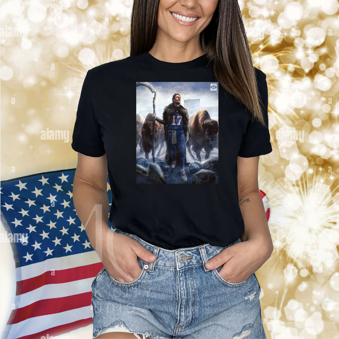 Official Poster Buffalo Bills win Denver Broncos NFL Josh Allen And The Bills Trample Over The Broncos And Advance To The Divisional Shirt