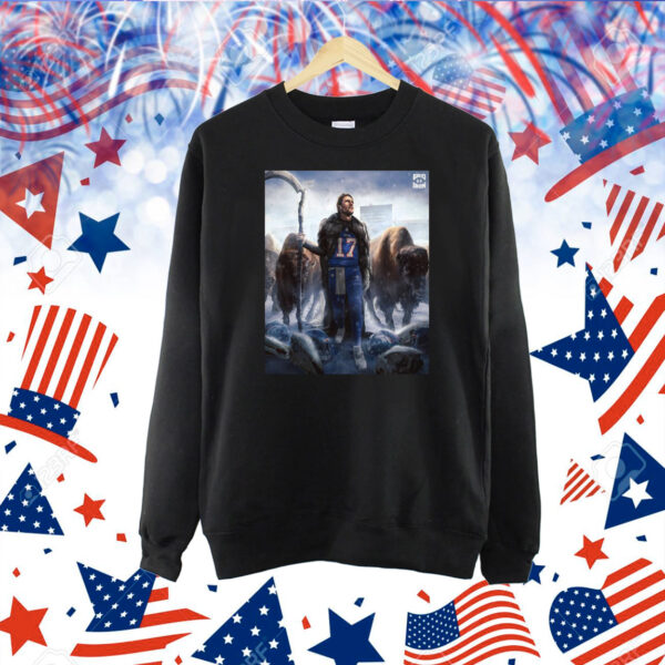 Official Poster Buffalo Bills win Denver Broncos NFL Josh Allen And The Bills Trample Over The Broncos And Advance To The Divisional Shirt