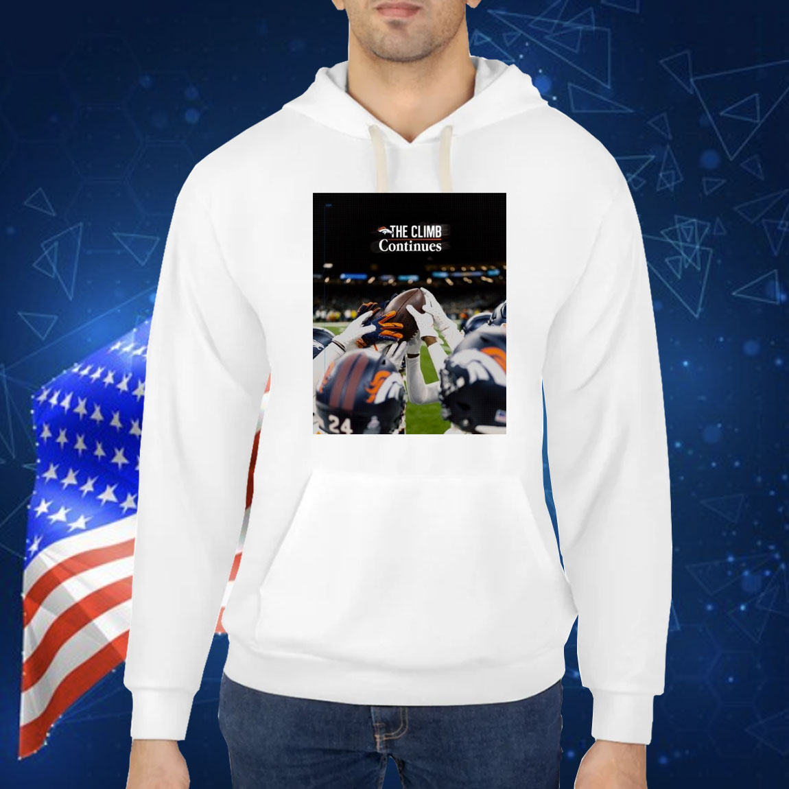 Official Poster Denver Broncos The Climb Continues The Path To The Top Is Never Easy Shirt