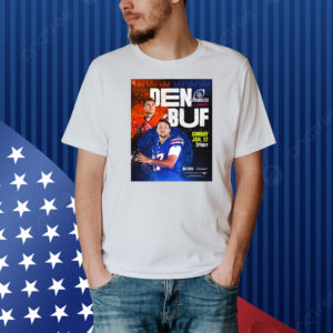 Official Poster Denver Broncos Vs Buffalo Bills NFL Kick Off Wild Card On Sunday Jan 12 2025 Shirt