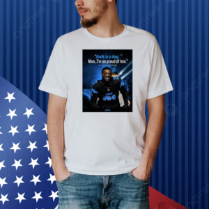 Official Poster Detroit Lions Amik Is A Dog Man I’m So Proud Of Him Kerby Joseph On Amik Robertson Shirt