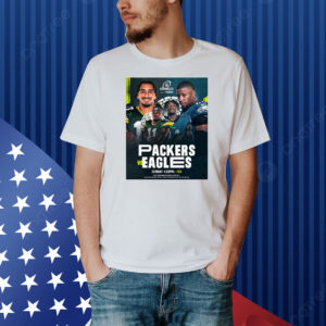 Official Poster Green Bay Packers Vs Philadelphia Eagles Rematch On Sunday Wild Card NFL On FOX Shirt