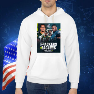 Official Poster Green Bay Packers Vs Philadelphia Eagles Rematch On Sunday Wild Card NFL On FOX Shirt