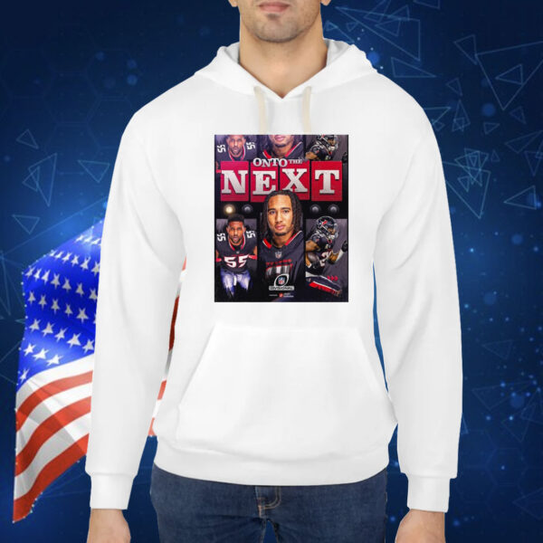 Official Poster Houston Texans Onto The Next NFL Houston Advances To The Divisional Round NFL Playoffs Shirt