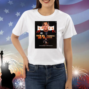 Official Poster Joe Burrow Cincinnati Bengals NFL 4,918 Passing Yards ’24 Passing Title Signature Shirt