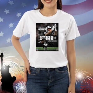 Official Poster Las Vegas Raiders Jakobi Meyers Wide Receiver 1000 Yard Season NFL Shirt