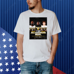 Official Poster Missouri Tigers All-American Bowl Featuring Henry Fenuku Keiton Jones And Jack Lange Jan 11th Shirt