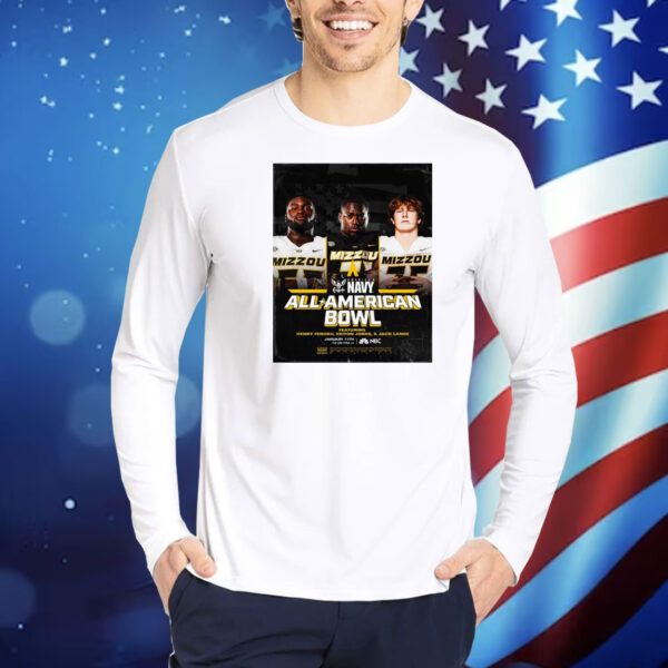Official Poster Missouri Tigers All-American Bowl Featuring Henry Fenuku Keiton Jones And Jack Lange Jan 11th Shirt