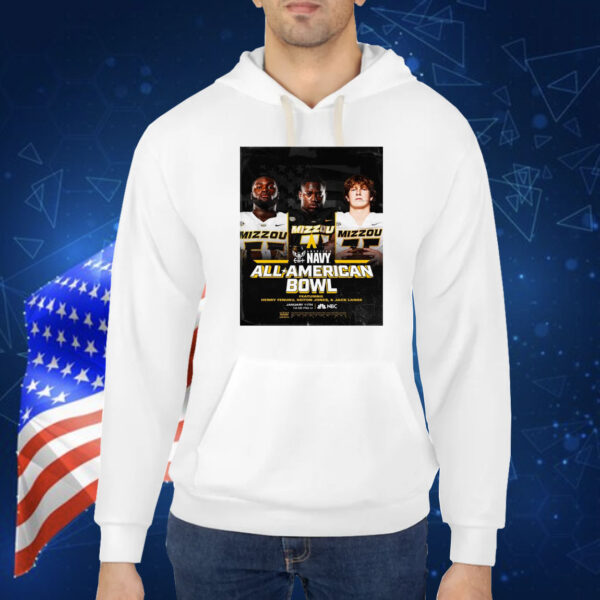 Official Poster Missouri Tigers All-American Bowl Featuring Henry Fenuku Keiton Jones And Jack Lange Jan 11th Shirt