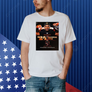 Official Poster NFL Ja’Marr Chase Cincinnati Bengals 1,708 Receiving Yards 2024 Receiving Title Shirt