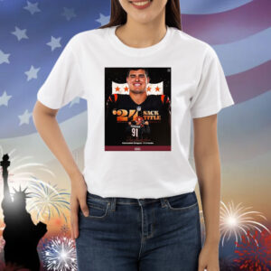 Official Poster NFL Trey Hendrickson Cincinnati Bengals 17.5 Sacks 2024 Sack Title Shirt