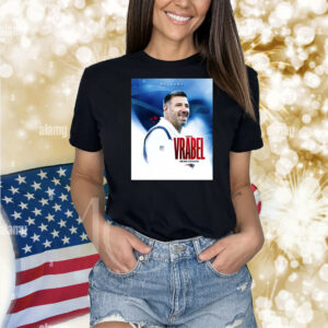 Official Poster New England Patriots NFL Welcome Hall of Famer Head Coach Mike Vrabel Returns 2025 Shirt