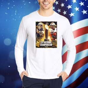 Official Poster Ohio State Buckeyes Vs Notre Dame Fighting Irish CFP National Championship FOX CFB Shirt