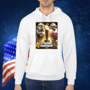 Official Poster Ohio State Buckeyes Vs Notre Dame Fighting Irish CFP National Championship FOX CFB Shirt