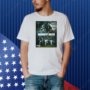 Official Poster Philadelphia Eagles Jalen Hurts A.J. Brown Reed Blankenship Nakobe Dean Midnight Green Wildcard Round Uniform Reveal Shirt