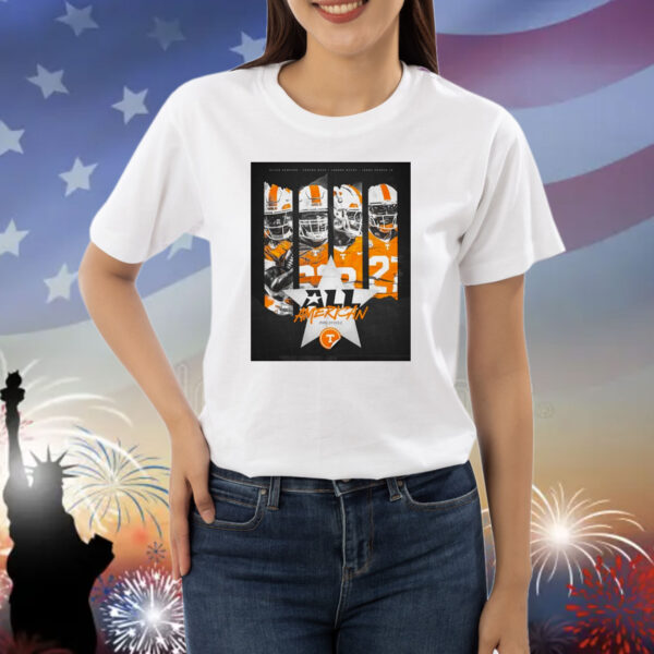 Official Poster Tennessee Vols Dylan Sampson Cooper Mays Jermod Mccoy James Pearce Jr Phil Steele All American Shirt