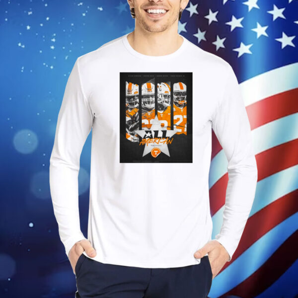 Official Poster Tennessee Vols Dylan Sampson Cooper Mays Jermod Mccoy James Pearce Jr Phil Steele All American Shirt