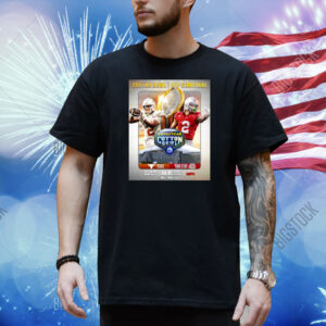 Official Poster Texas Longhorns Vs Ohio State Buckeyes Goodyear Cotton Bowl CFP Semifinal AT&T Stadium Jan 10 Big Ten Football Shirt