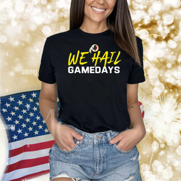 Official Ryan Wetzel Mt Wearing We Hail Gamedays Washington Redskins Shirt