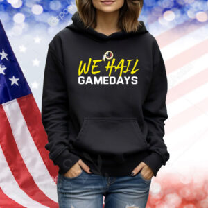 Official Ryan Wetzel Mt Wearing We Hail Gamedays Washington Redskins Shirt